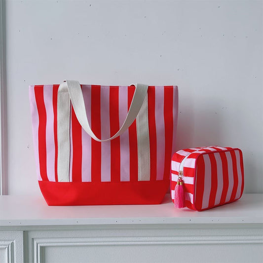 RTS • Wholesale Stripe Tote Bag