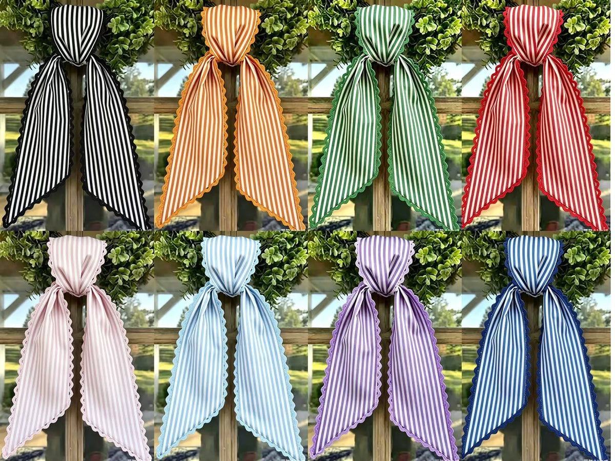 *PREORDER* Stripe Ric Rac Sashes with Matching Trim