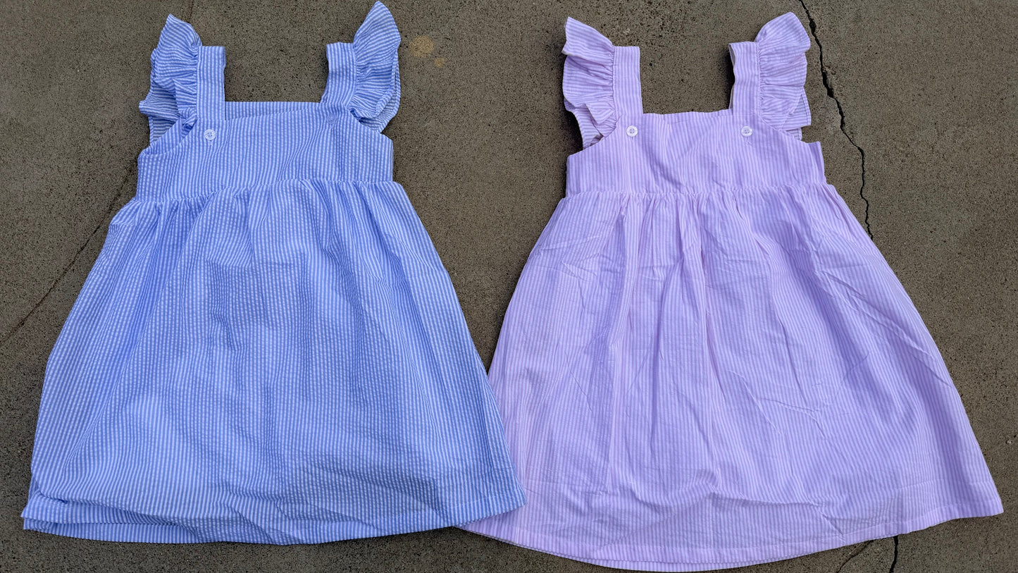 RTS • Girls Seersucker Dress