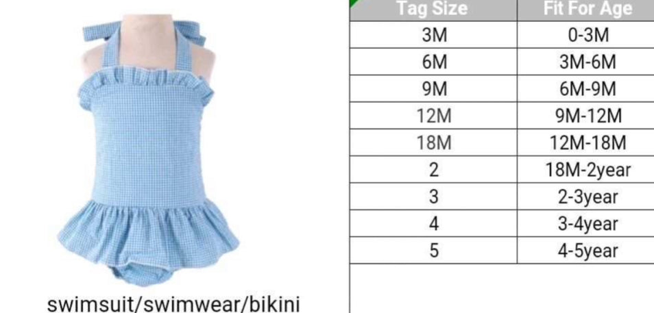 RTS • Wholesale One Piece Seersucker Swimwear