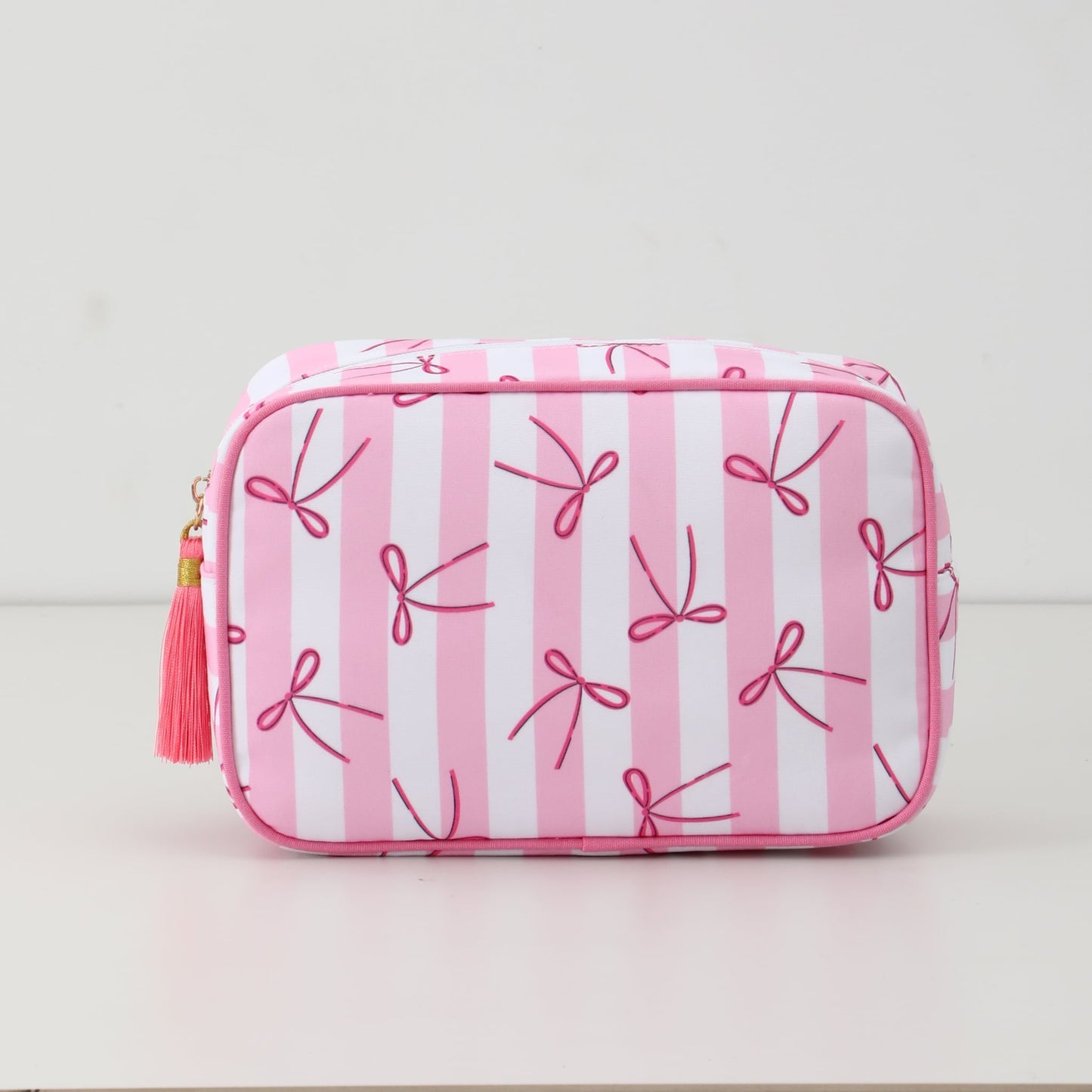 RTS Wholesale Stripe cosmetic bag