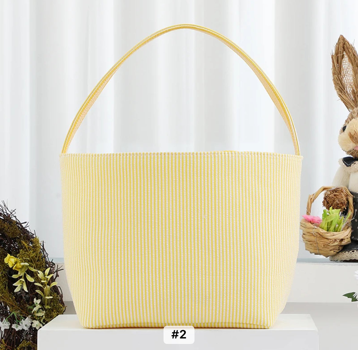 RTS • Wholesale Seersucker Baskets
