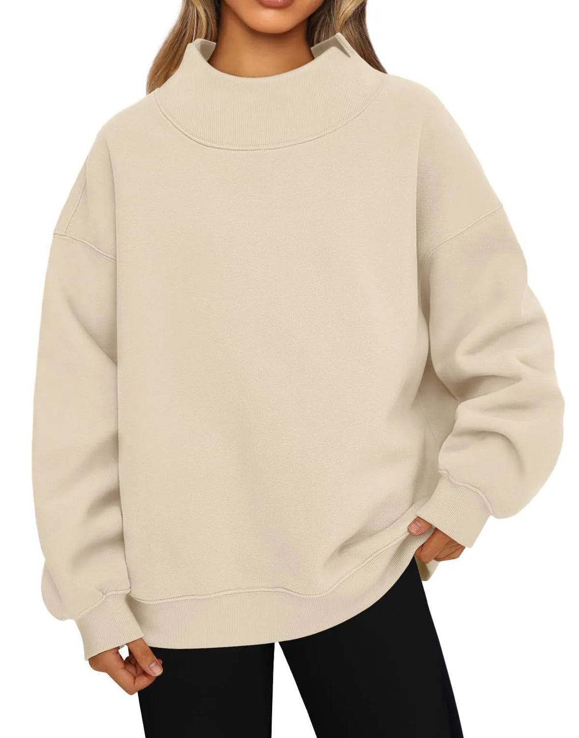 RTS Wholesale Mock Neck Sweatshirt – 2 C's Embroidery Blanks