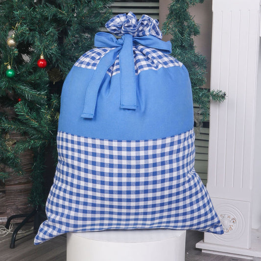 RTS • Wholesale Gingham Santa Sack & Stockings