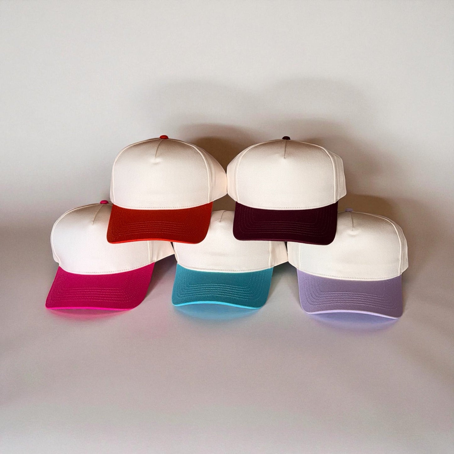 RTS • Wholesale Solid Two-Tone Hats