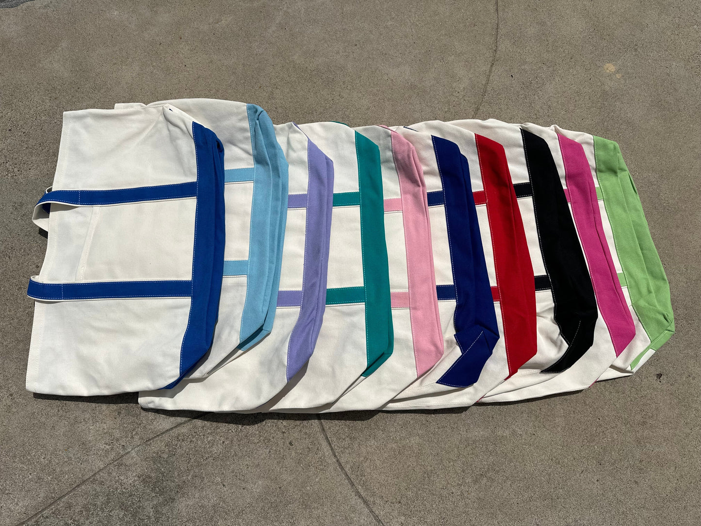 RTS * Wholesale XL Canvas Tote