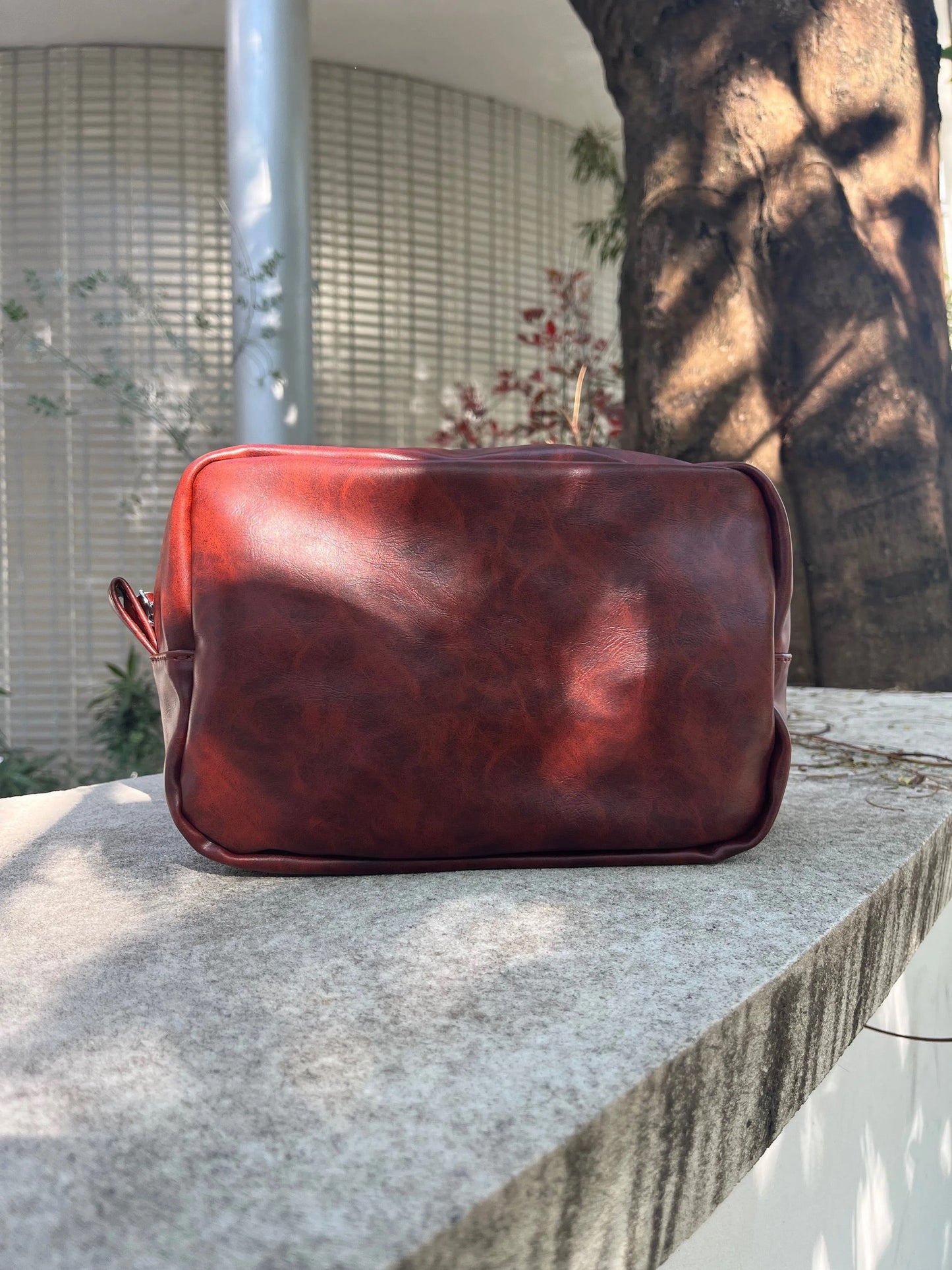 RTS • Wholesale PU Leather Cosmetic Bag