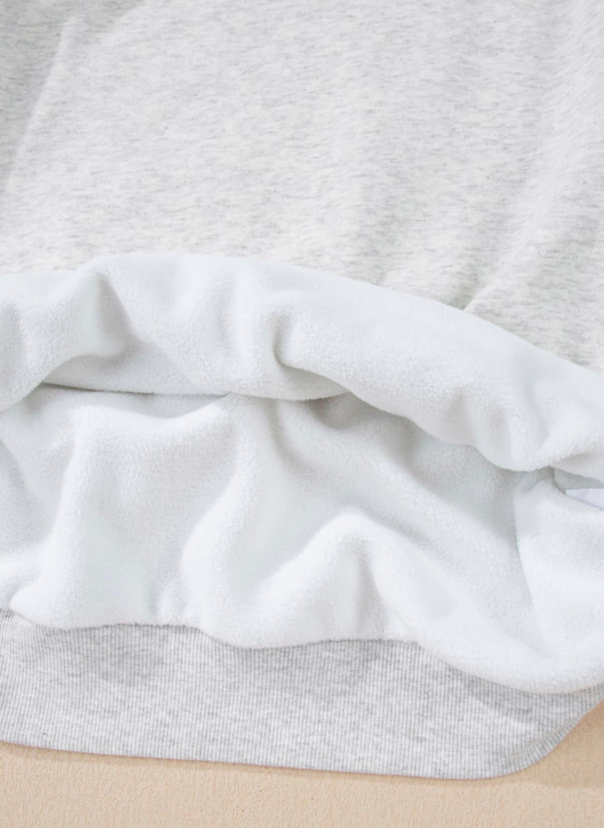 *PREORDER* Oversized Reversible Mock Neck Sweatshirt
