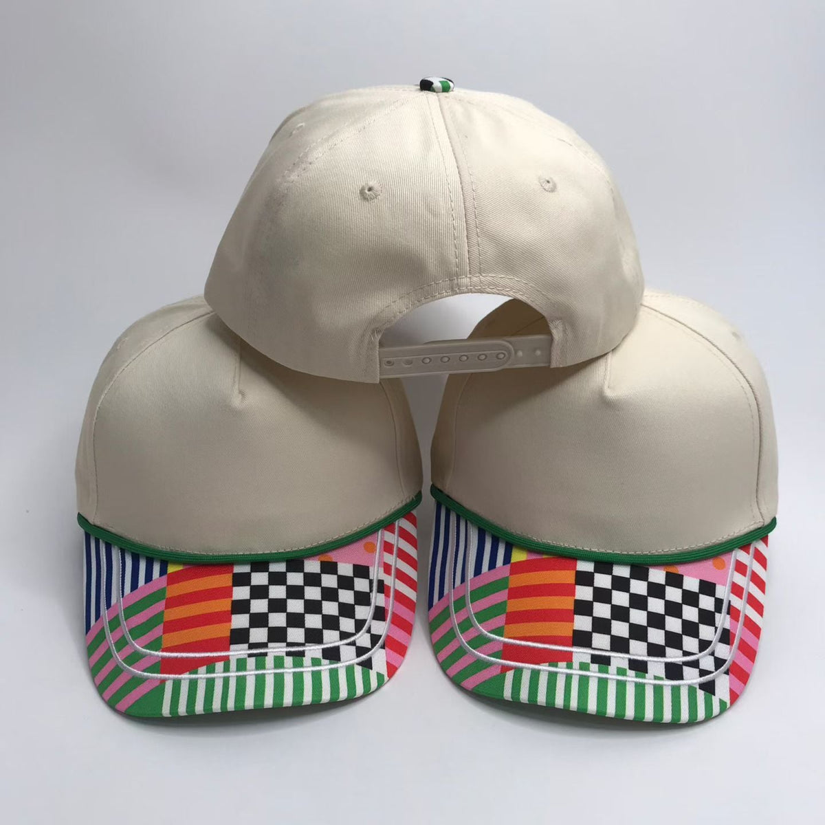 Custom Print Two-Tone Hats