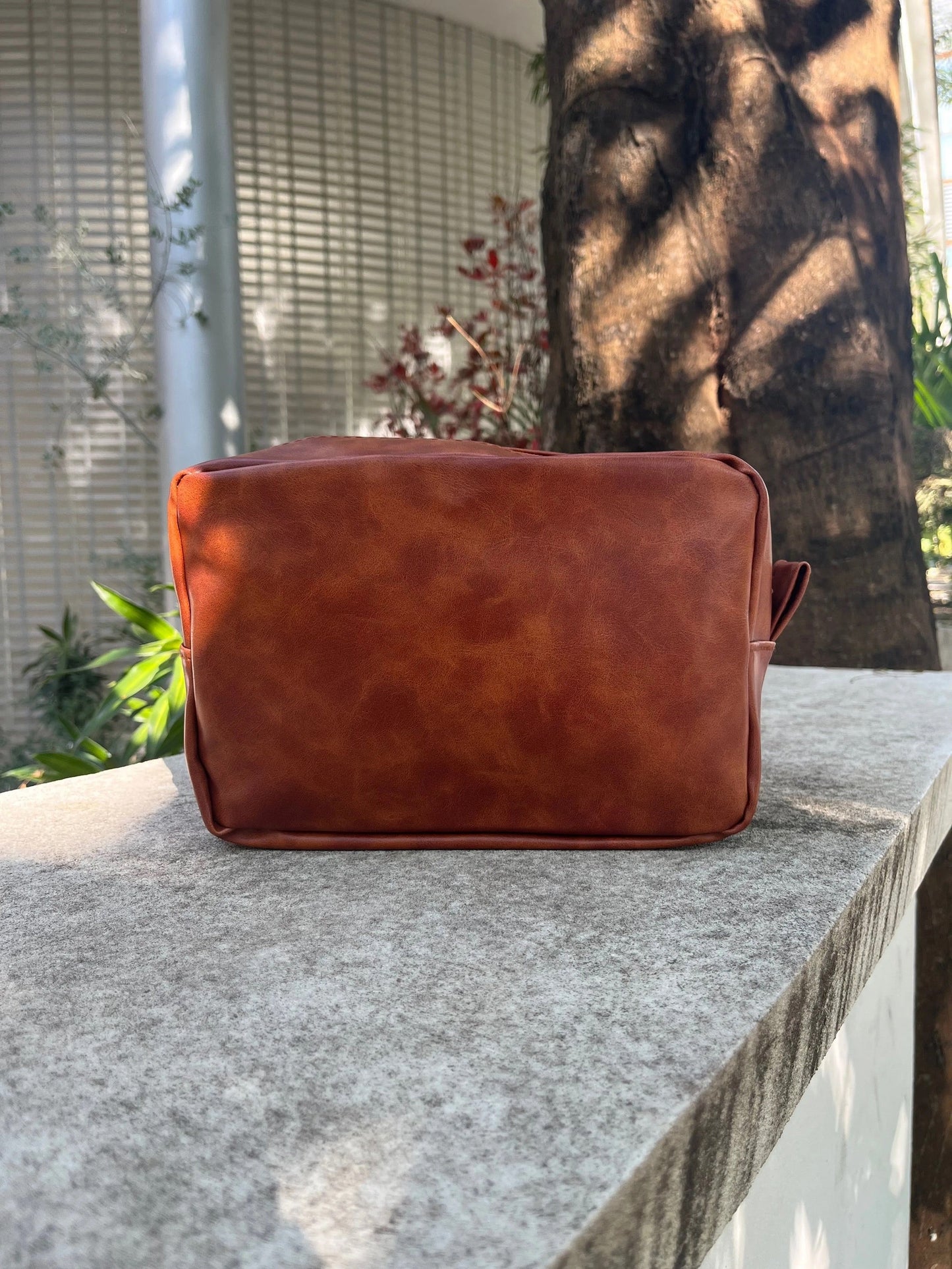 RTS • Wholesale PU Leather Cosmetic Bag