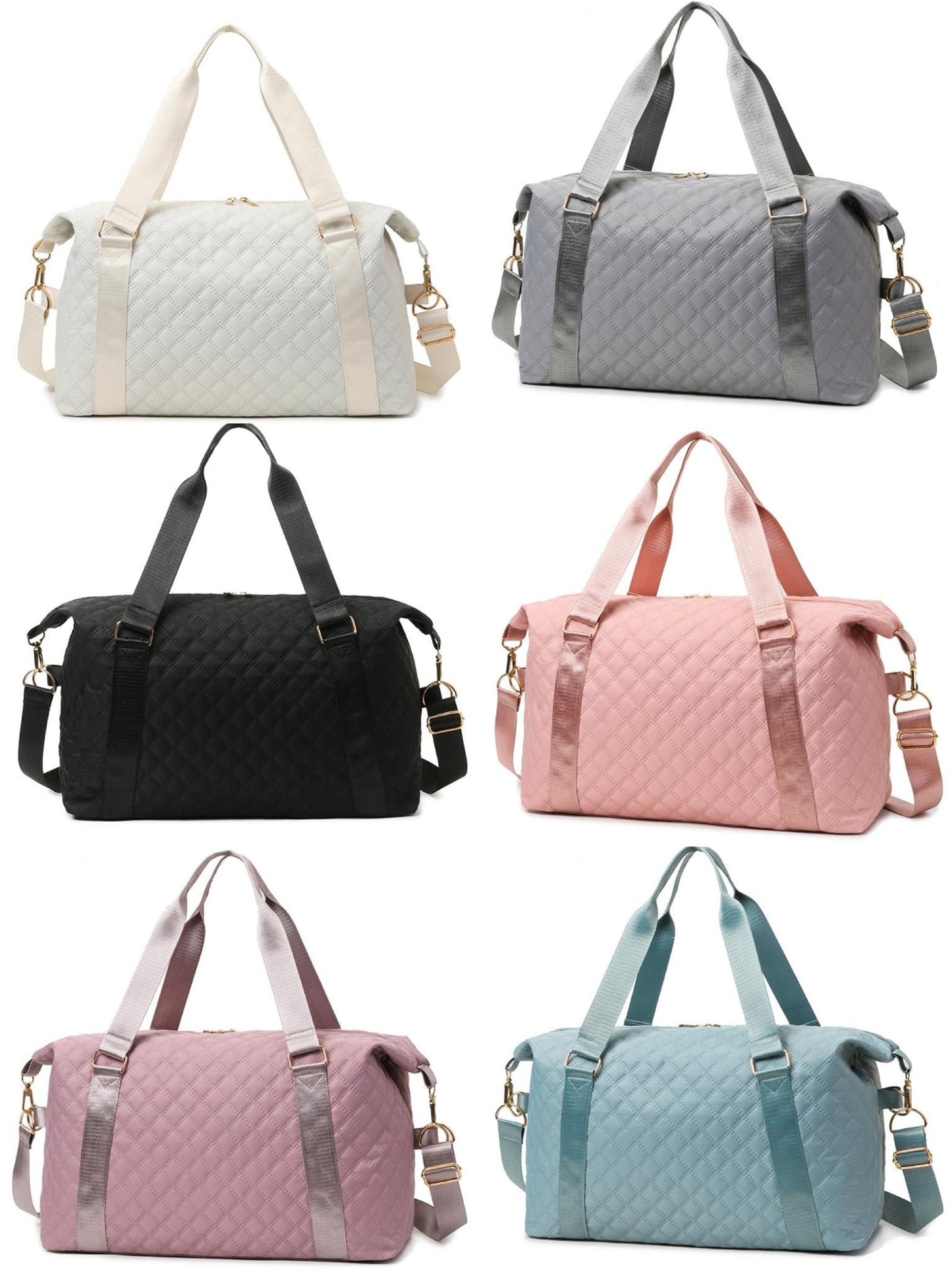 RTS • Wholesale Quilted Weekender Bag