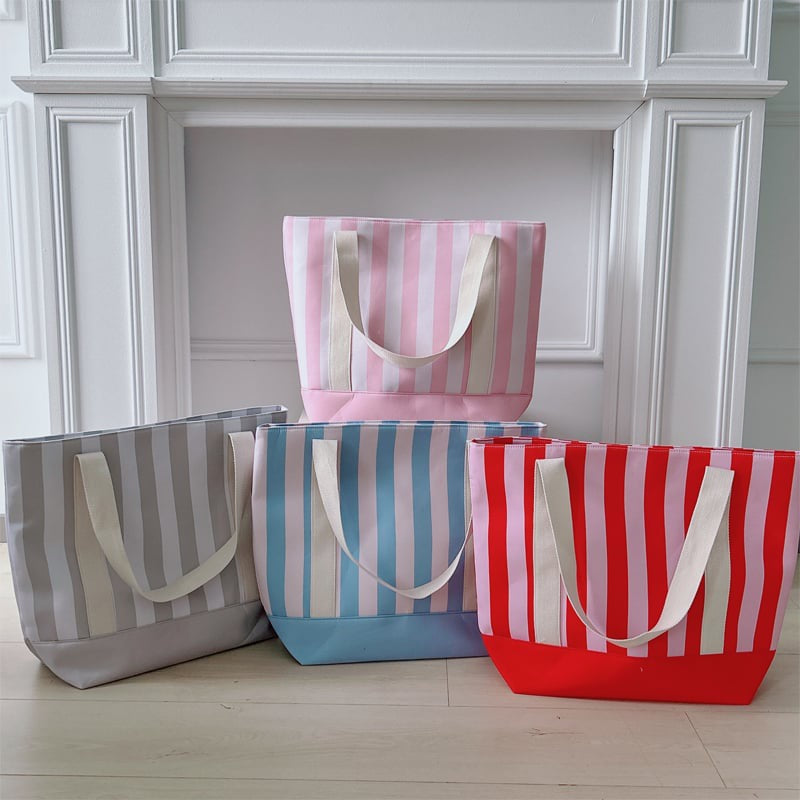 RTS • Wholesale Stripe Tote Bag