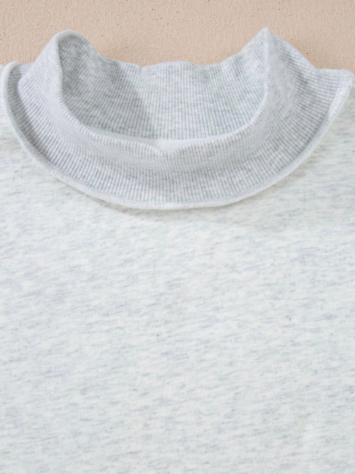 *PREORDER* Oversized Reversible Mock Neck Sweatshirt