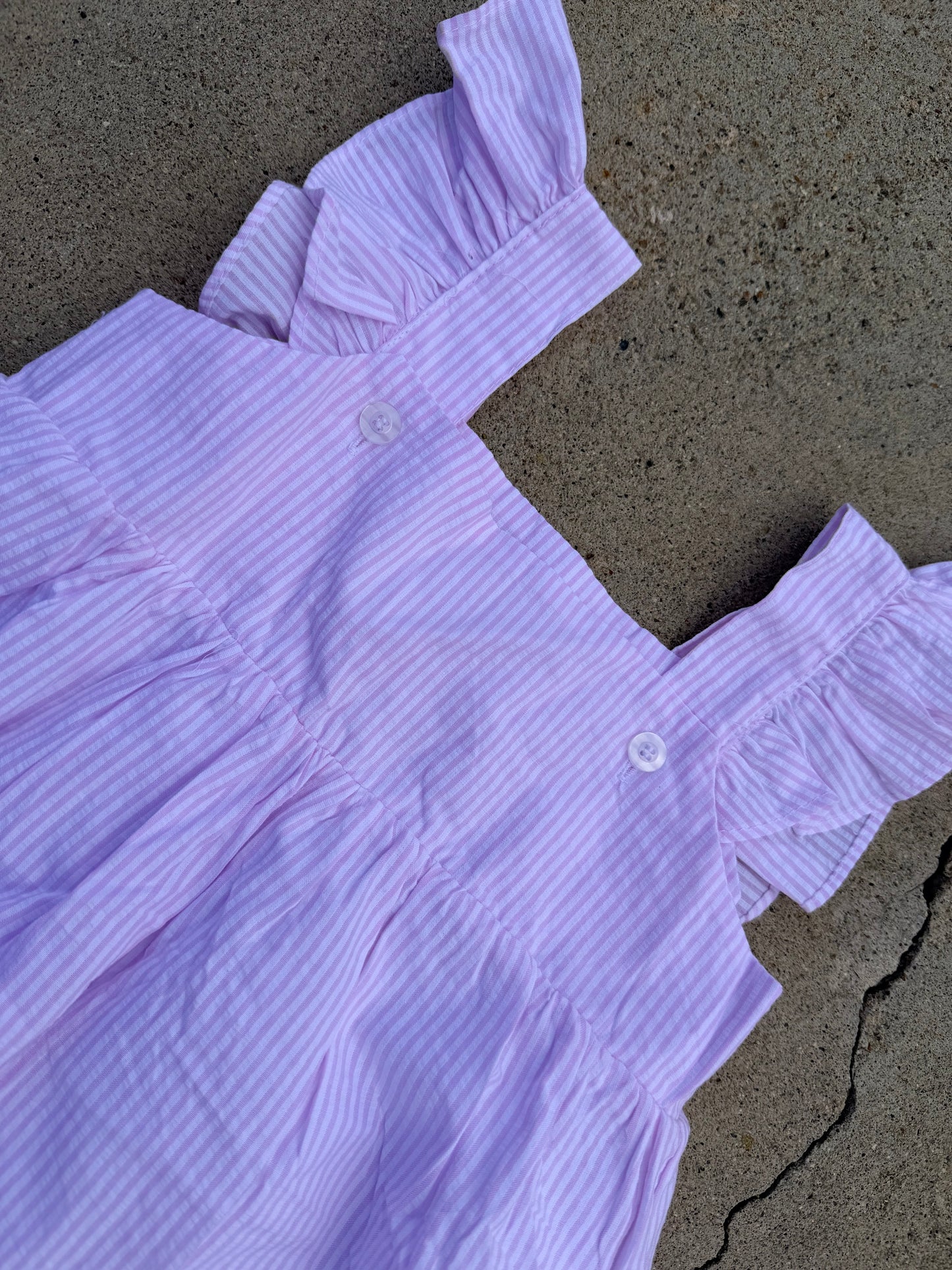 RTS • Girls Seersucker Dress