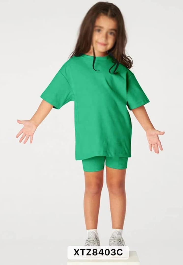*Preorder* Wholesale Kid Shirt and Biker Short Set