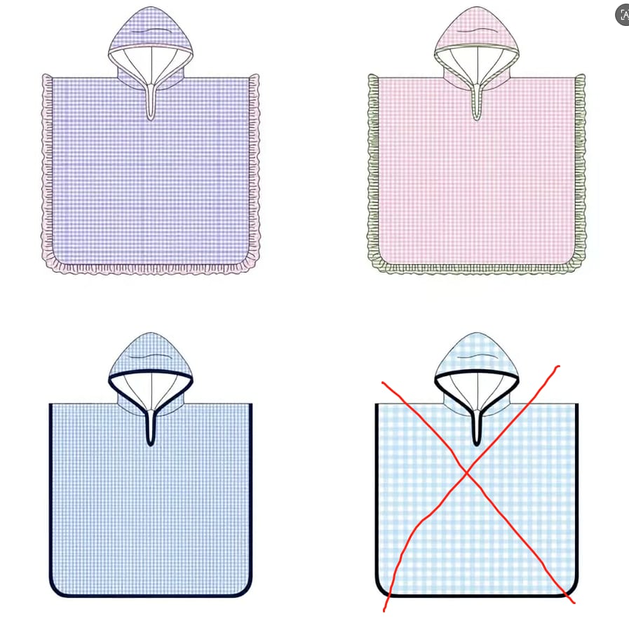 RTS • Wholesale Seersucker Hooded Towel