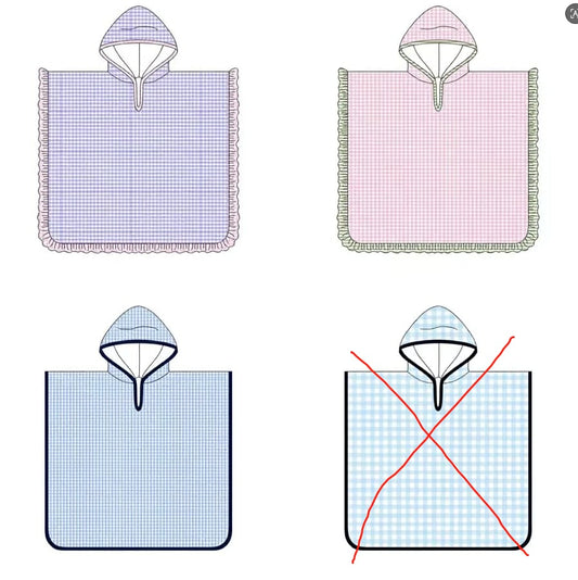 RTS • Wholesale Seersucker Hooded Towel