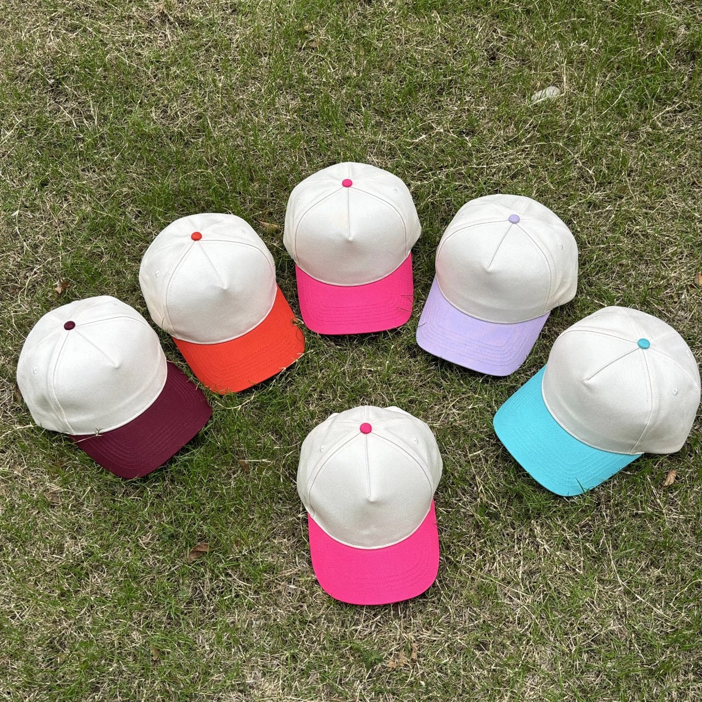 RTS • Wholesale Solid Two-Tone Hats