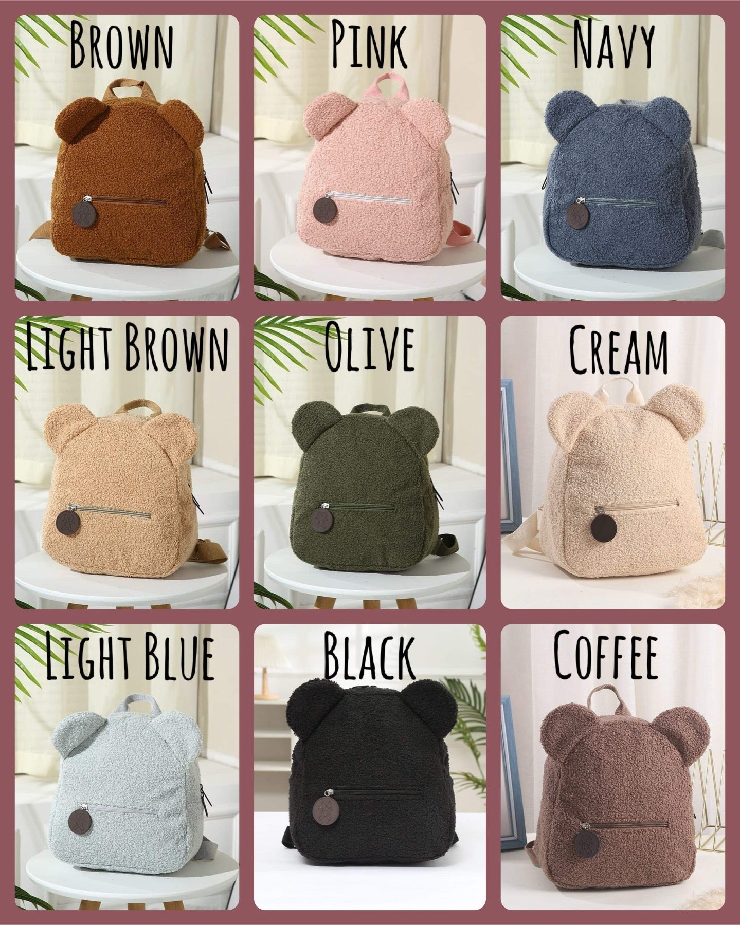 RTS • Wholesale Teddy Bear Backpack