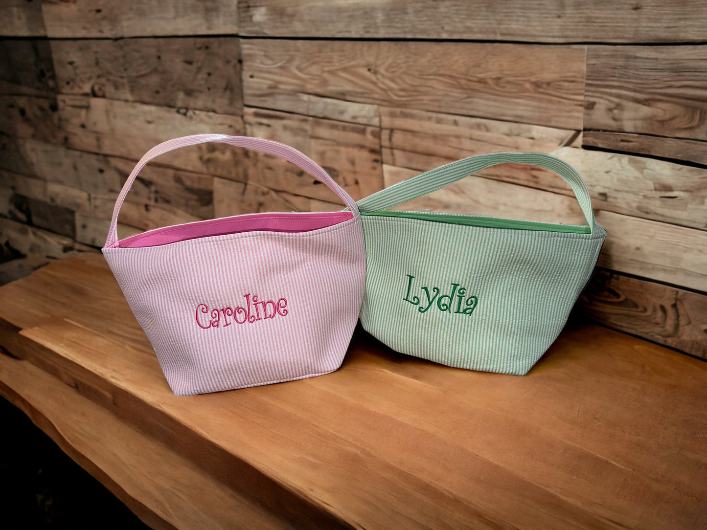 RTS • Wholesale Seersucker Baskets